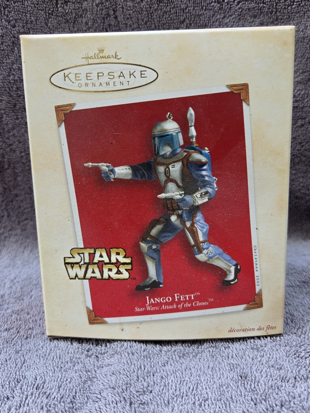 2002 Hallmark Star Wars Jango Fett Attack of the Clones Keepsake Ornament